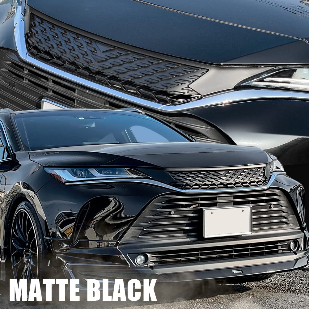 ハリアー80系プレシャスブラックパールエンブレムレスグリル Amazon | [ネクサスジャパン] ハリアー 80系 フロントグリル マット